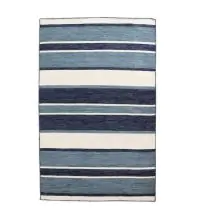 Trans Ocean Sorrento Stripe 100% Polyester Hand Woven 6317